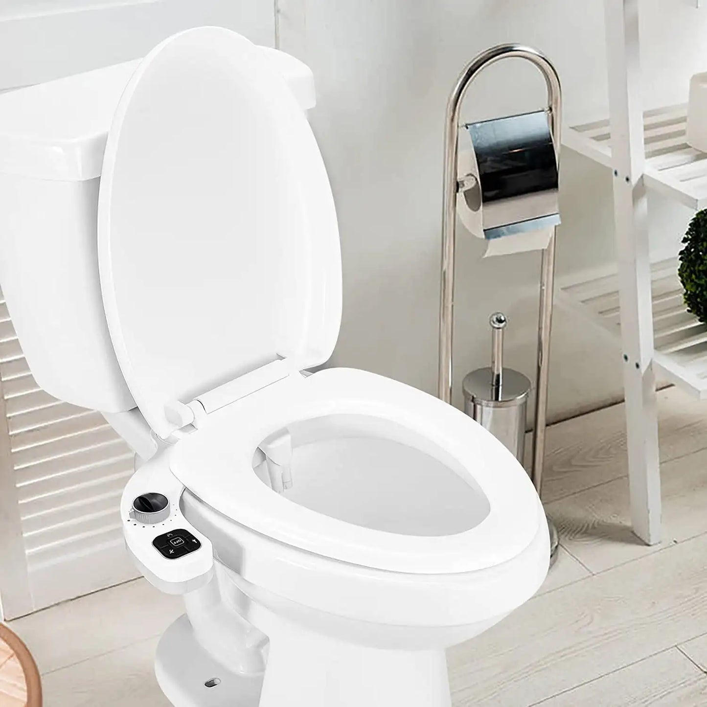 Ultra-Slim Bidet - Hot & Cold Water Dual Nozzle Toilet Sprayer