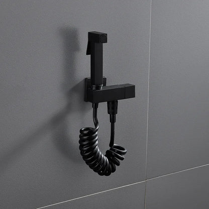Handheld Bidet Sprayer Set Brass Wall Mounted for Toilet
