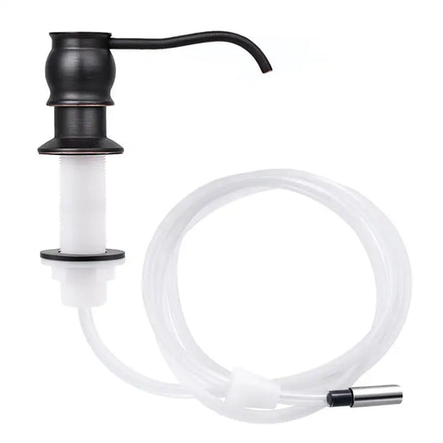 Kitchen Soap Dispenser with Extension Tube & Brass Pump