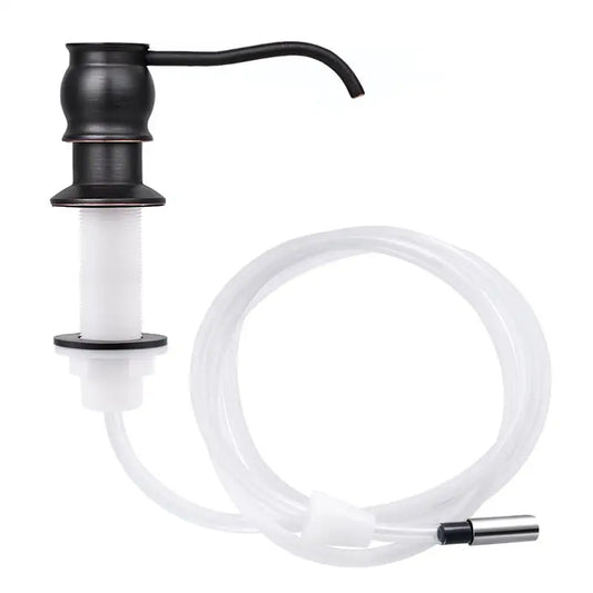Kitchen Soap Dispenser with Extension Tube & Brass Pump