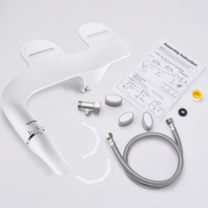 Ultra-Slim Bidet - Dual Nozzle Toilet Seat Attachment