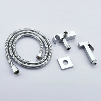Handheld Bidet Sprayer Set Brass Wall Mounted for Toilet