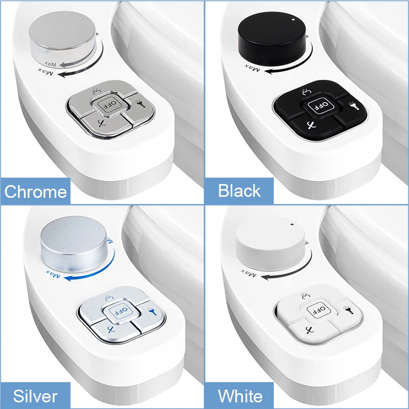 Ultra-Thin Bidet Attachment - 3-Function Non-Electric Sprayer