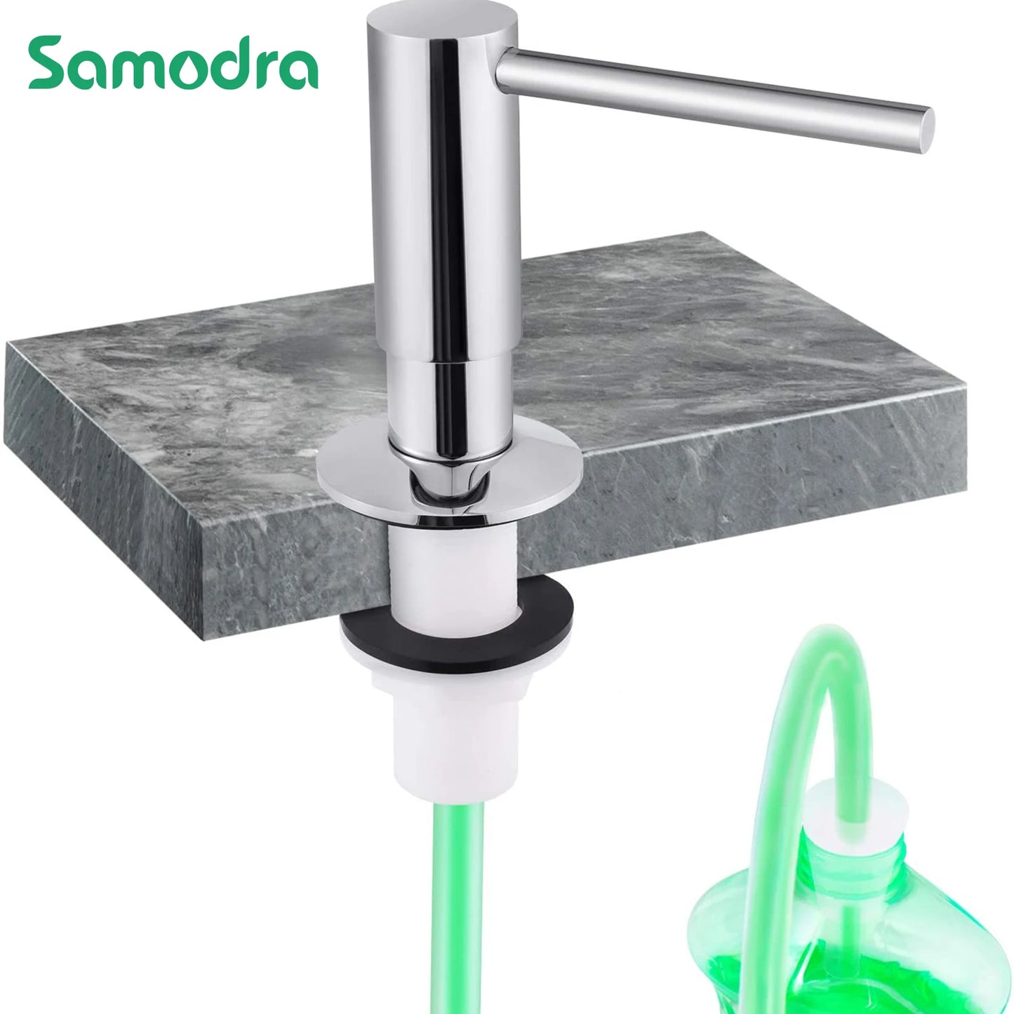 Brass Soap Dispenser Extension Tube Kit for Kitchen Sinks