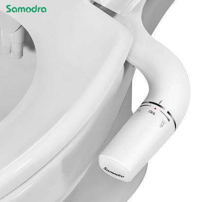 Ultra-Slim Bidet - Dual Nozzle Non-Electric Toilet Attachment