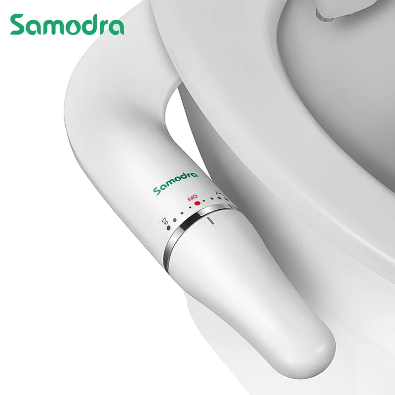 Ultra-Slim Bidet - Dual Nozzle Toilet Seat Attachment