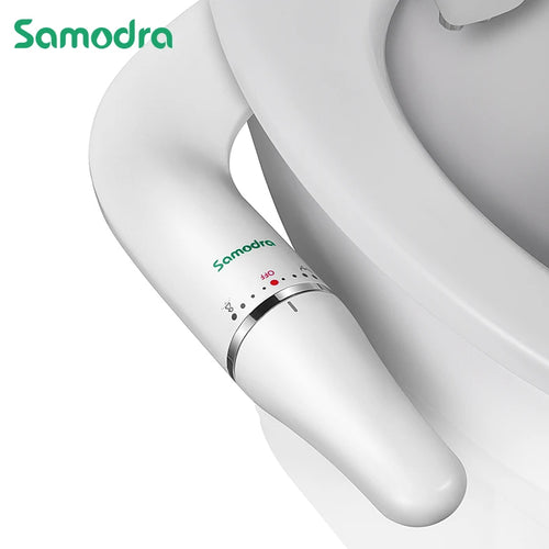 Ultra-Slim Bidet - Dual Nozzle Toilet Seat Attachment