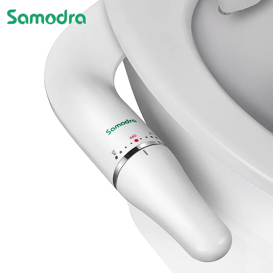 Ultra-Slim Bidet - Dual Nozzle Toilet Seat Attachment