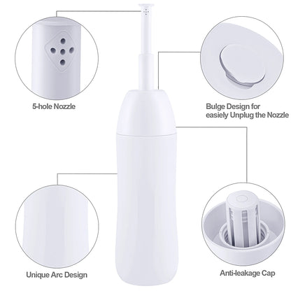 Portable Travel Bidet 400ml Handheld Personal Hygiene Bottle