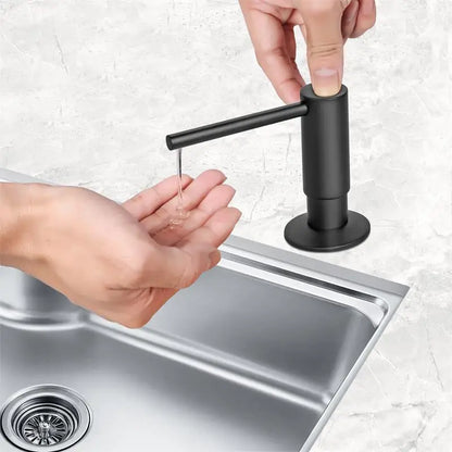 Built-in Kitchen Soap Dispenser Brass Pump for Sink