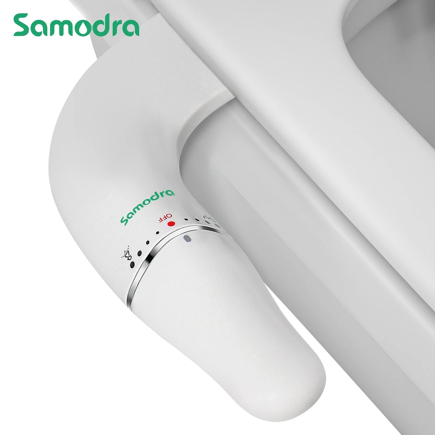 Ultra Slim Bidet Attachment - Dual Nozzle Non-Electric Sprayer
