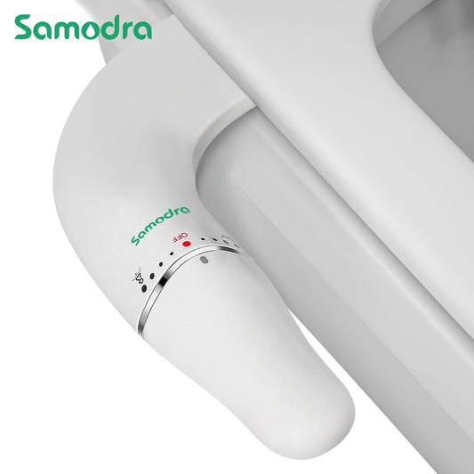 Ultra Slim Bidet Attachment - Dual Nozzle Non-Electric Sprayer