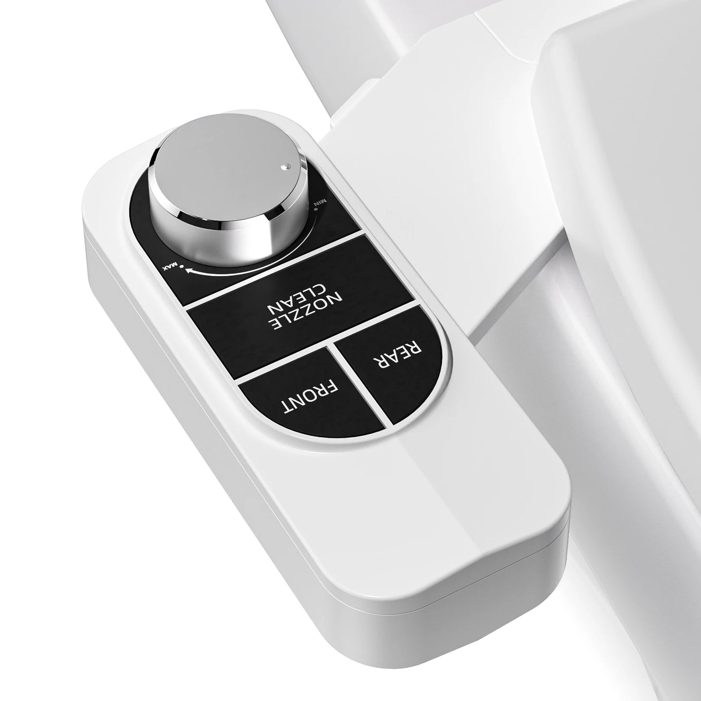 Non-Electric Bidet - Dual Nozzle Self-Cleaning Attachment