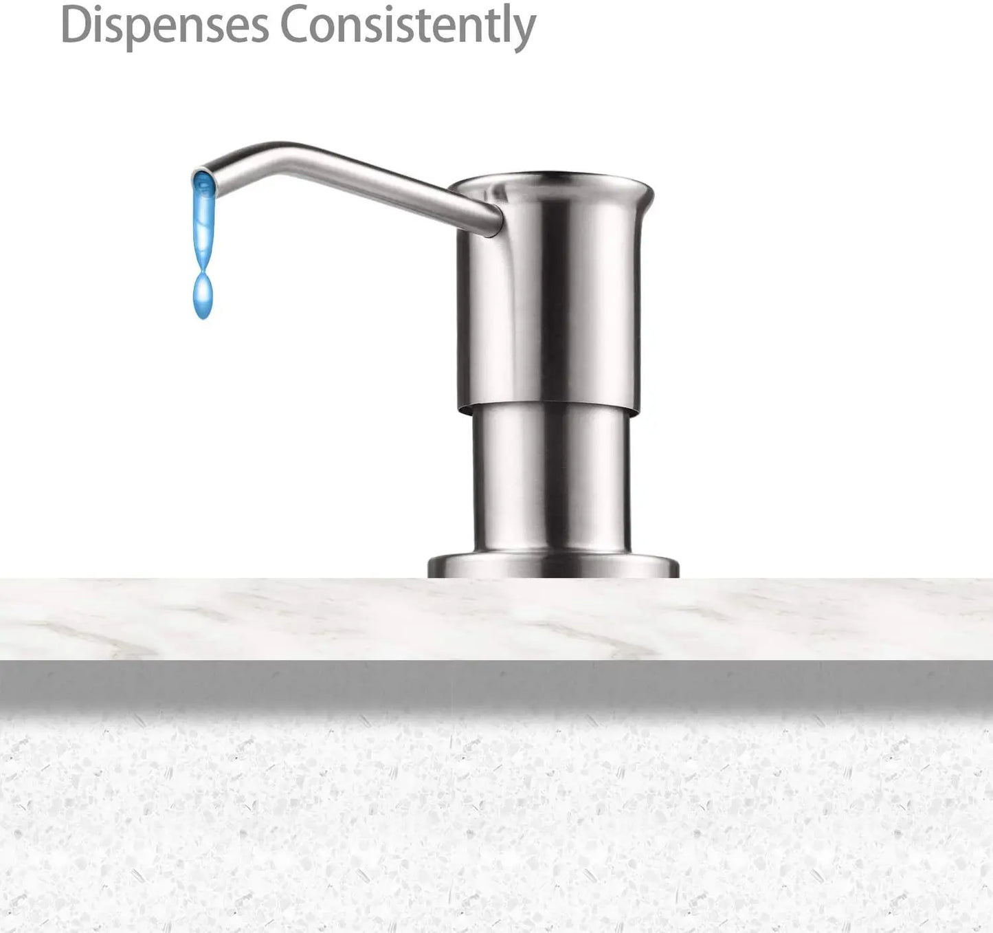 Built-in Kitchen Sink Soap Dispenser Stainless Steel 500ml