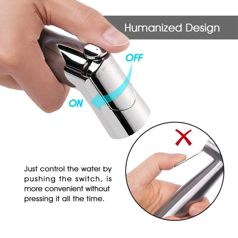 Handheld Bidet Sprayer Kit Stainless Steel Toilet Attachment