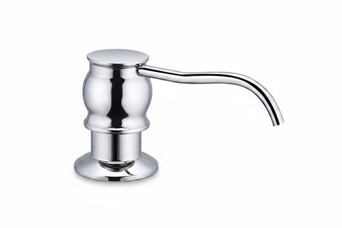 Kitchen Sink Soap Dispenser - Brass Pump & 17oz Bottle