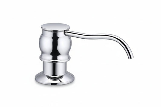 Kitchen Sink Soap Dispenser - Brass Pump & 17oz Bottle