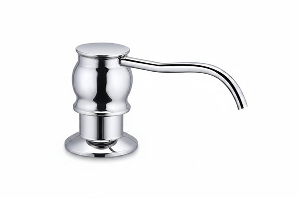 Kitchen Sink Soap Dispenser - Brass Pump & 17oz Bottle
