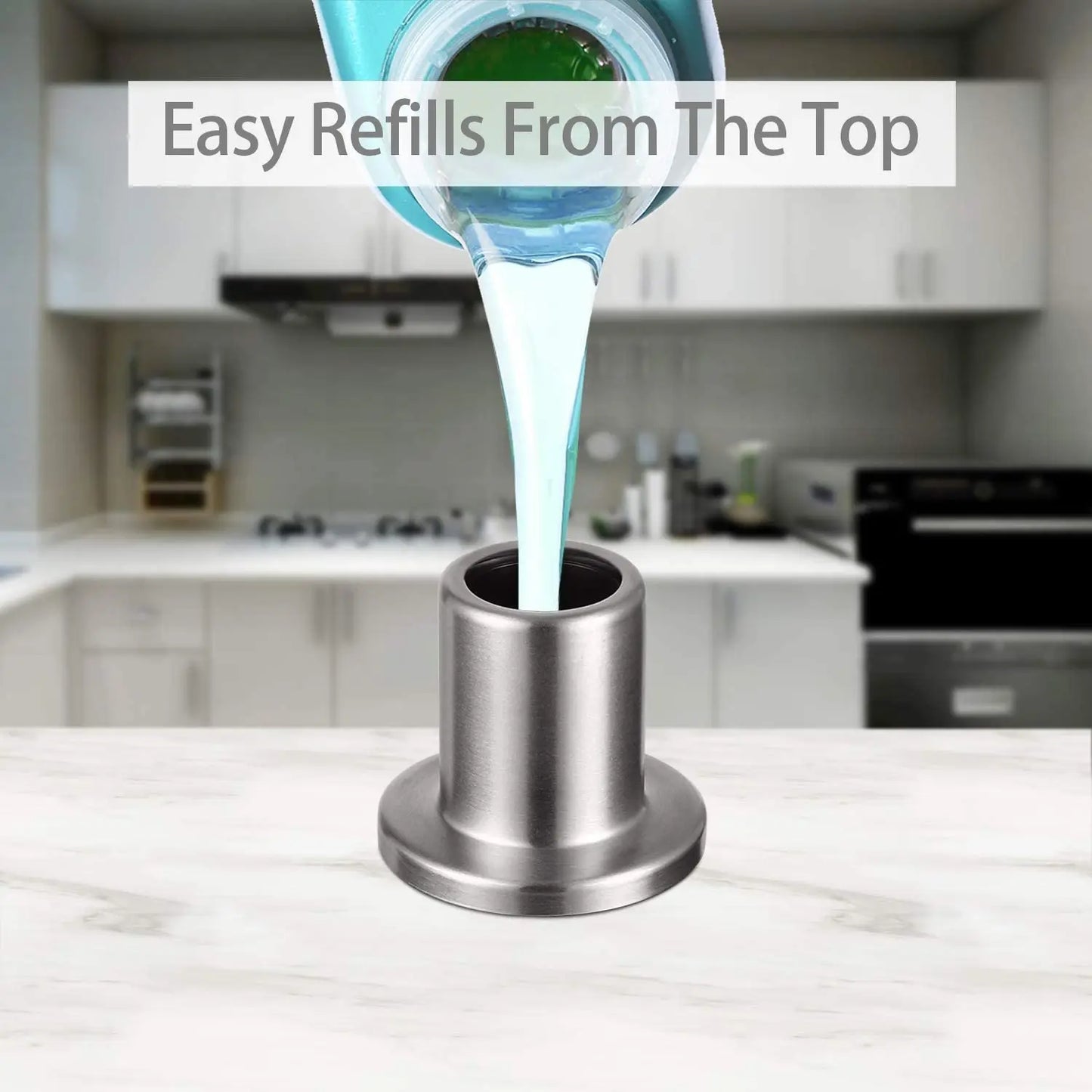 Built-in Kitchen Sink Soap Dispenser Stainless Steel 500ml
