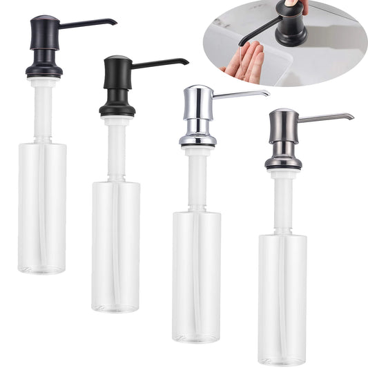 Built-in Kitchen Soap Dispenser Matte Black 500ml
