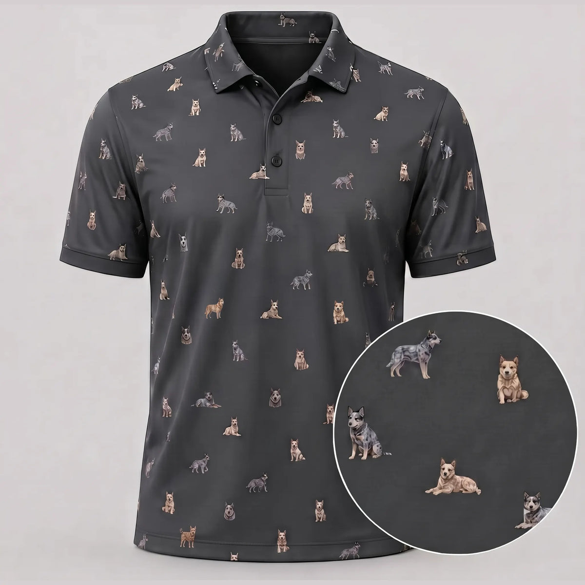 Australian Cattle Dog Polo Shirt Blue Heeler Clothing Pet Lover Gift